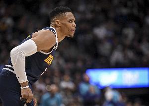 威少今天砍下30分11板6助 他上次常规赛30+还是在23年3月